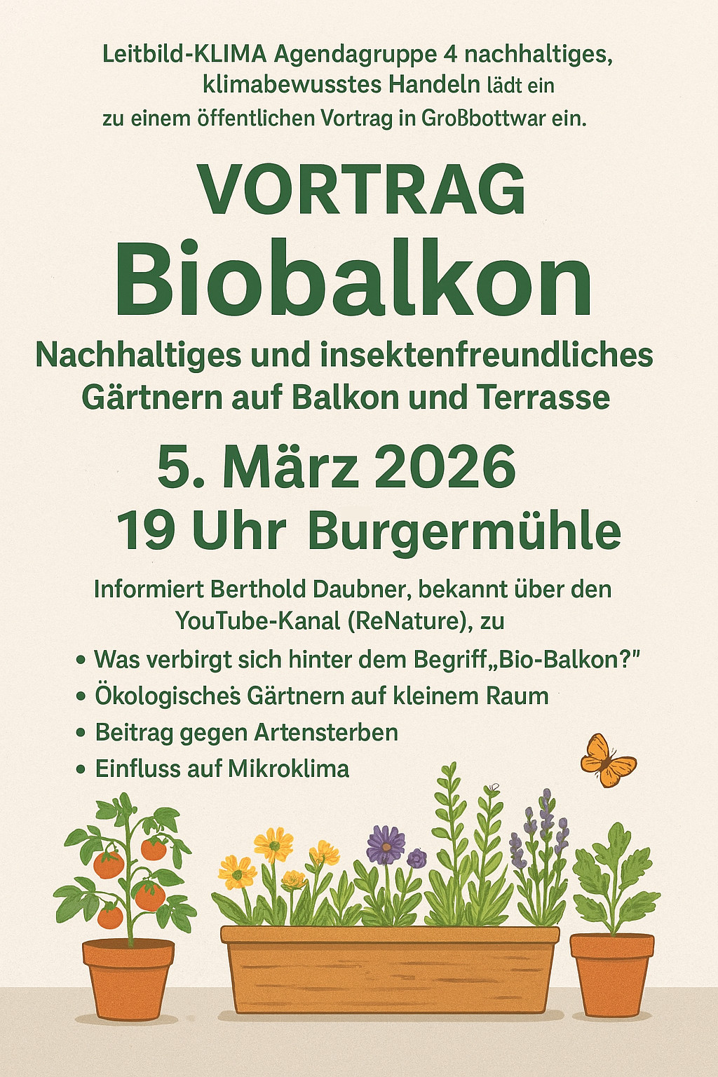 Vortrag Biobalkon